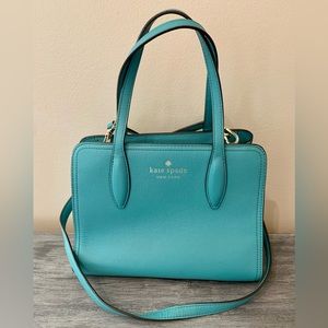 KATE SPADE ROWE SMALL TOP ZIP SATCHEL TEAL